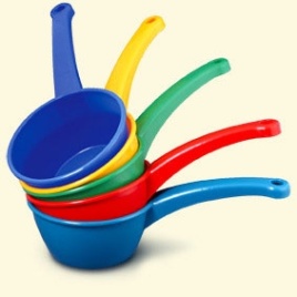 Ковш 1 л пластмассовый