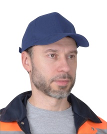 Кепка-бейсболка синяя