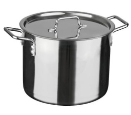 Кастрюля 15,0л (d30см; h24,5см) [ОБЩЕПИТ] Сварной. Клепаные ручки