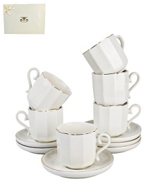 Чайный набор 12 предметов (6 чашек 220 мл+6 блюдец)