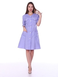 Халат тиси Кокетка сирень