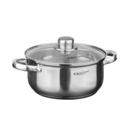 Кастрюля  0,8л [ГРЕТТА] d-14 со стекл.крышкой