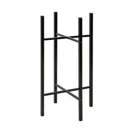 Подставка для цветов 280х280х510 мм матовый черный