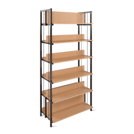 Стеллаж библиотечный двухсторонний СТБ-2