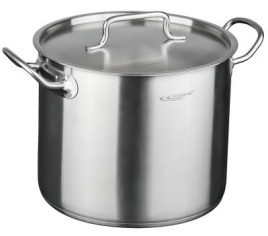 Кастрюля  9,0л (d24см; h20см) [ОБЩЕПИТ-ШЕФ] металл.кр. ТРС