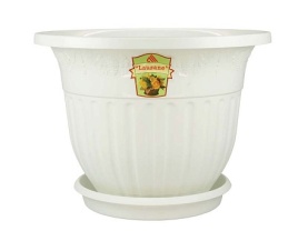 Горшок-кашпо Лозанна 25,0 л 440*440*325 мм с поддоном белый