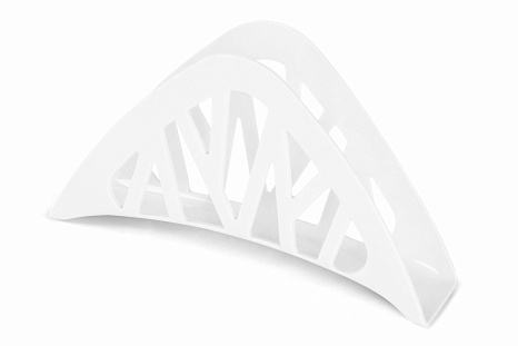 Салфетница Люмици 166*37*96 мм белая пластик фото 1