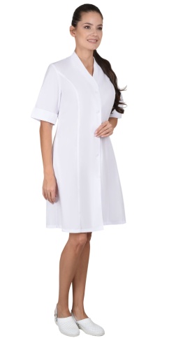 Халат СИРИУС-ПАЛЕРМО женский белый фото 1