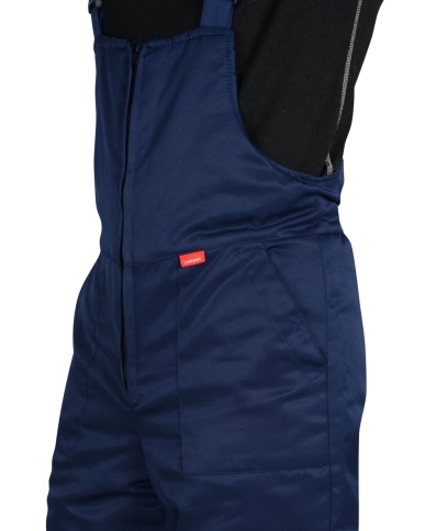 Костюм СИРИУС-РОСТ-НОРД-2 зимний, куртка, п/к, темно-синий с васильковым и СОП фото 4