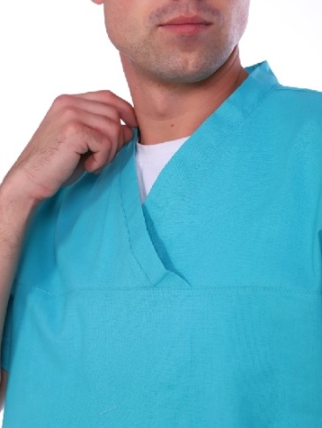 Костюм хирурга Бязь Гост (изумруд) фото 3