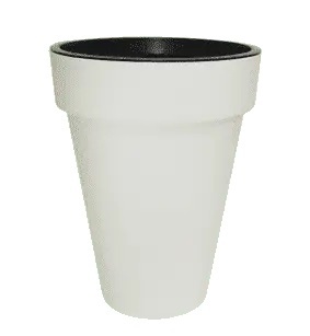 Горшок 15,0 л CUBE DCUS280 280 мм высота 34см белый фото 1