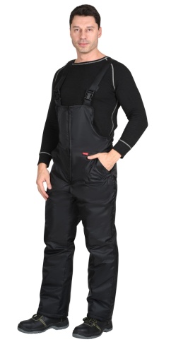 Полукомбинезон зимний универсальный черный фото 1