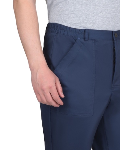 Костюм СИРИУС-МАСТЕР куртка, брюки, тёмно-синий с васильковым и СОП фото 6