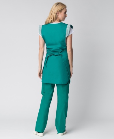 Фартук-сарафан Надежда (тк.ТиСи), зеленый фото 2