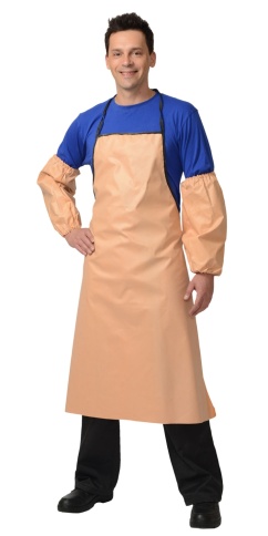 Комплект прорезиненный: фартук + 2 нарукавника фото 1