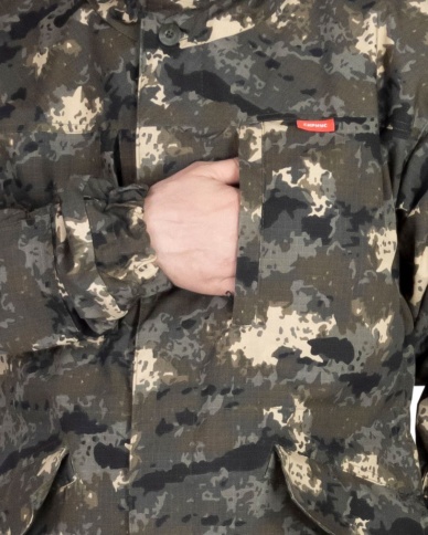 Костюм СИРИУС-ГОРКА демисезонный, куртка, брюки КМФ Мультикам тёмный фото 4