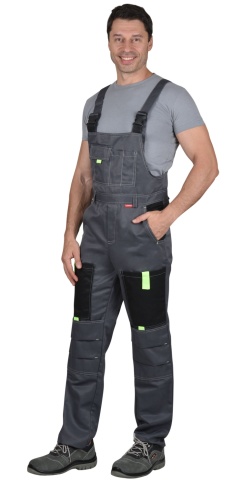 Костюм СИРИУС-ФАВОРИТ куртка, п/к т.серый с черным фото 3