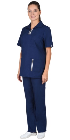 Костюм СИРИУС-ВИКТОРИЯ женский тёмно-синий фото 1