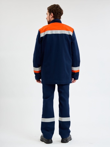 Костюм летний Энергия-А (13,2 кал.), т.синий/оранжевый фото 2