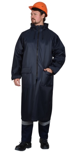 Плащ влагозащитный SIRIUS Профи (225 гр/м2) синий фото 1