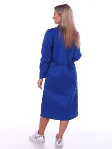 Халат рабочий женский ИТР грета (василек) фото 2