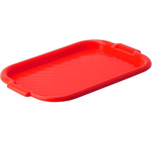 Поднос прямоугольный 490х330 мм красный фото 1