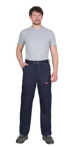 Костюм СИРИУС-СТАНДАРТ куртка, брюки т.синий с васильковым СОП 50 мм фото 3