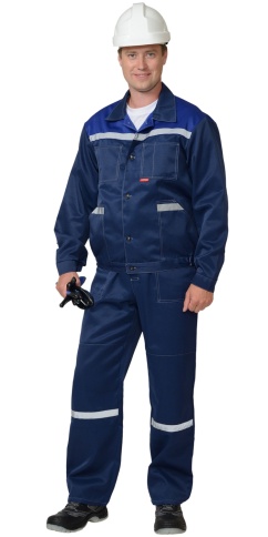 Костюм СИРИУС-ЛЕГИОНЕР куртка, п/к т.синий с васильковым фото 1