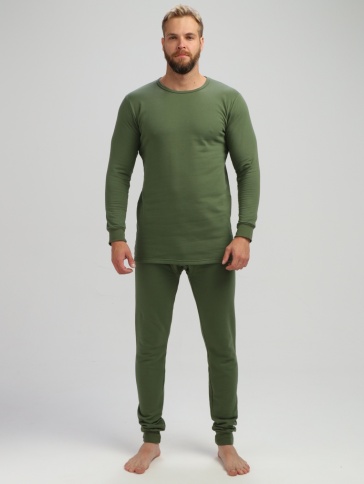 Белье нательное утепленное ProfLineBase, оливковый фото 1