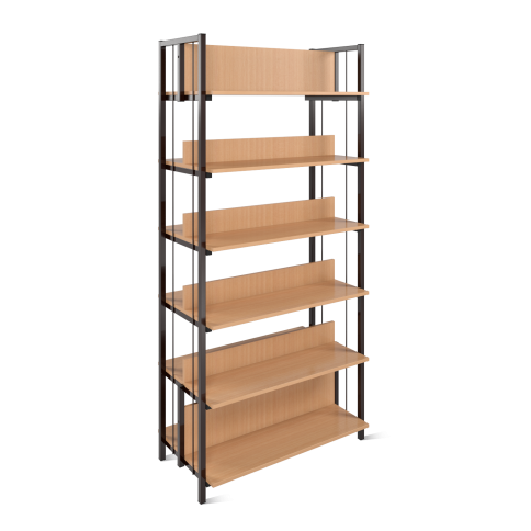 Стеллаж библиотечный двухсторонний СТБ-2 фото 1