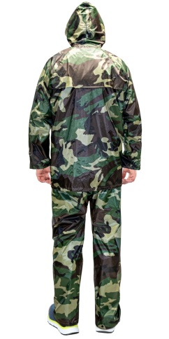 Костюм влагозащитный SIRIUS Стандарт (210 гр/м2) КМФ зеленый (ЧЗ) фото 2