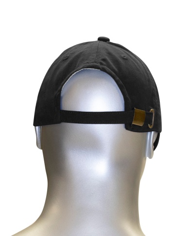 Кепка-бейсболка чёрная фото 2