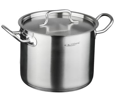 Кастрюля  5,0л (d20см; h16см) [ОБЩЕПИТ-ШЕФ] металл.кр. ТРС фото 1