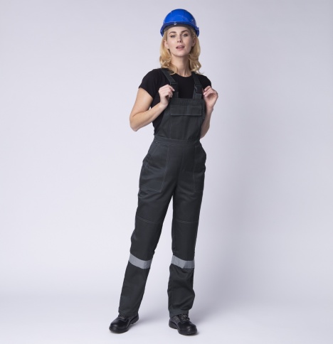 Костюм женский Весна-2 СОП NEW (тк.Смесовая,210) п/к, т.серый/красный фото 4